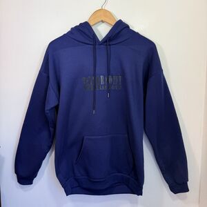 TAYLOR SWIFT The Eras Tour 2023 U.S. Cities Navy Blue Pullover Hoodie Sz XL NEW